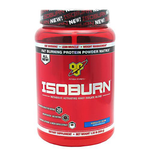 BSN Isoburn Fat Burning Protein Powder Vanilla Ice Cream Shop Diet
