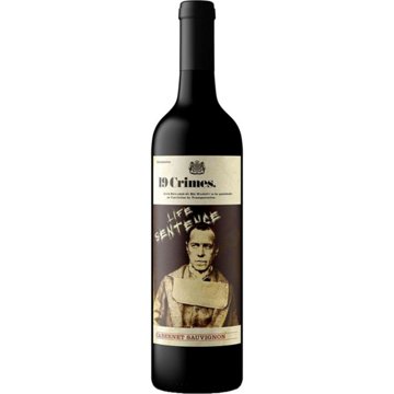 19 Crimes Cell Block Cabernet Sauvignon Australia Red Wine, 750 mL