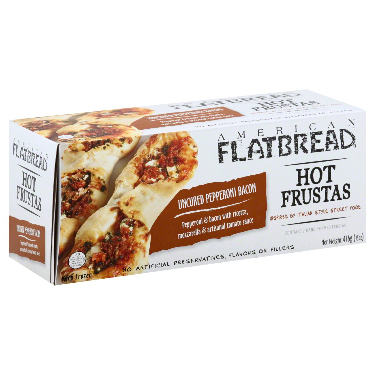 American Flatbread Hot Frustas Uncured Pepperoni Bacon Shop