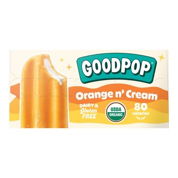 GoodPop Dairy Free Orange n' Cream Pops, 4 ct