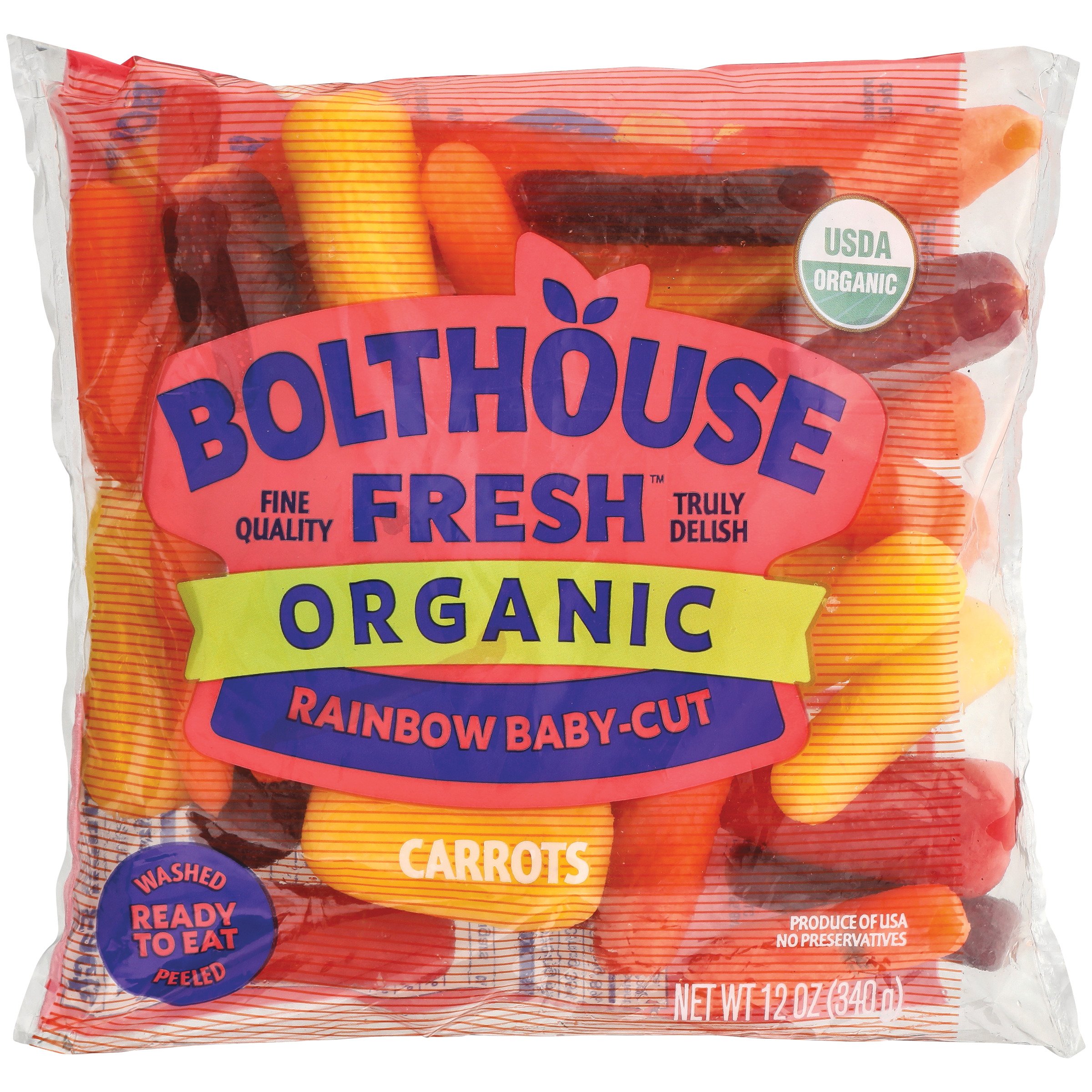 Bolthouse Farms Organic Rainbow Mini Carrots Shop Potatoes & Carrots at HEB