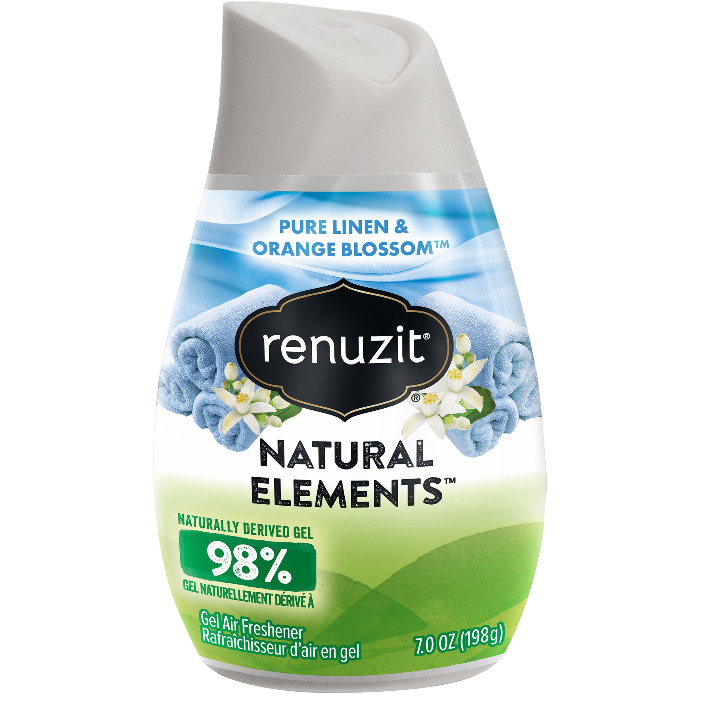 Renuzit Natural Elements Pure Linen & Orange Blossom Gel Air Freshener