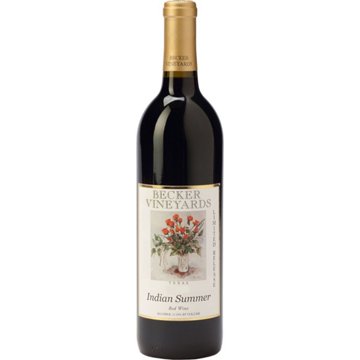 Becker Vineyards Indian Summer Red Blend Texas Wine, 750 mL