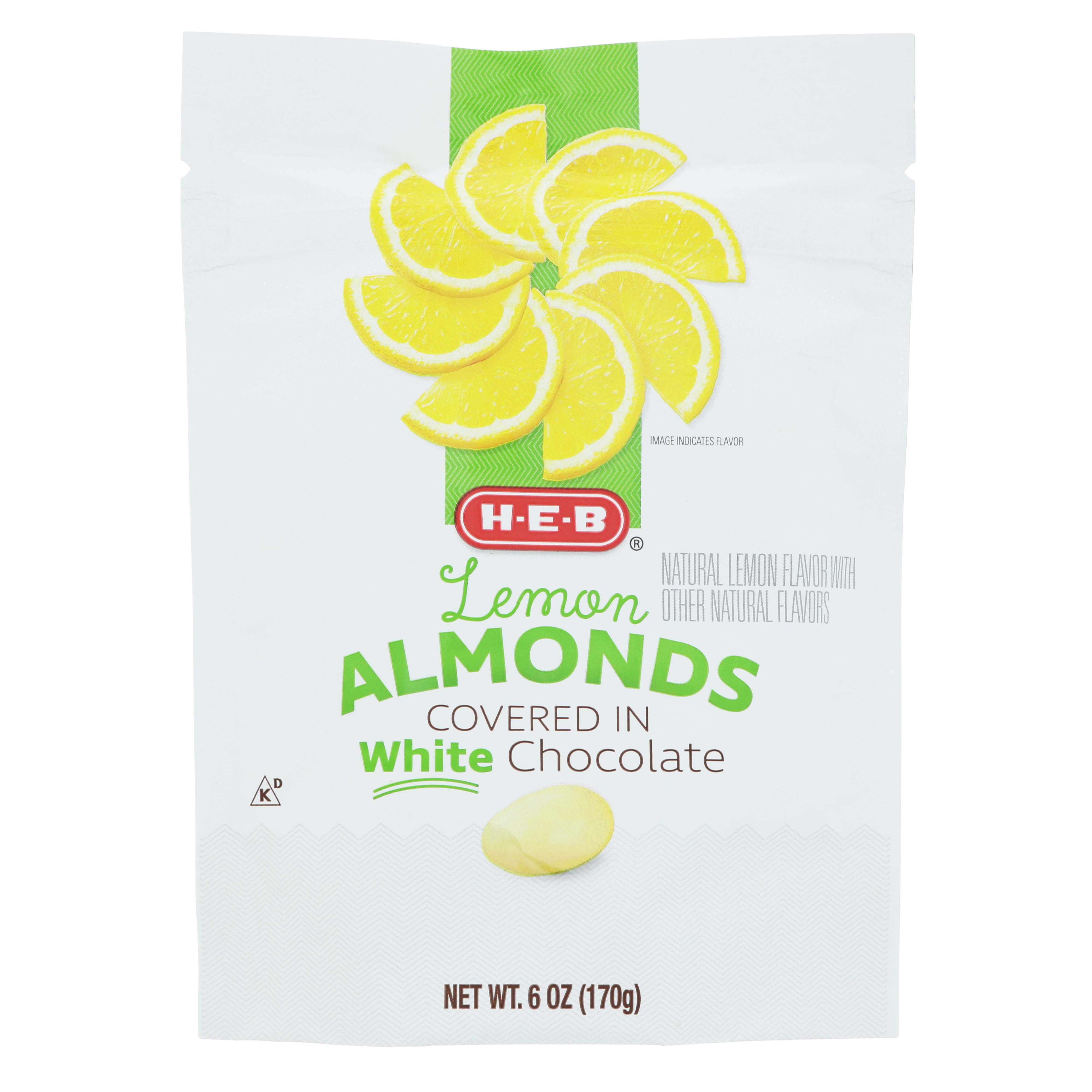 HEB Lemon Flavored Almonds Shop Nuts & Seeds at HEB