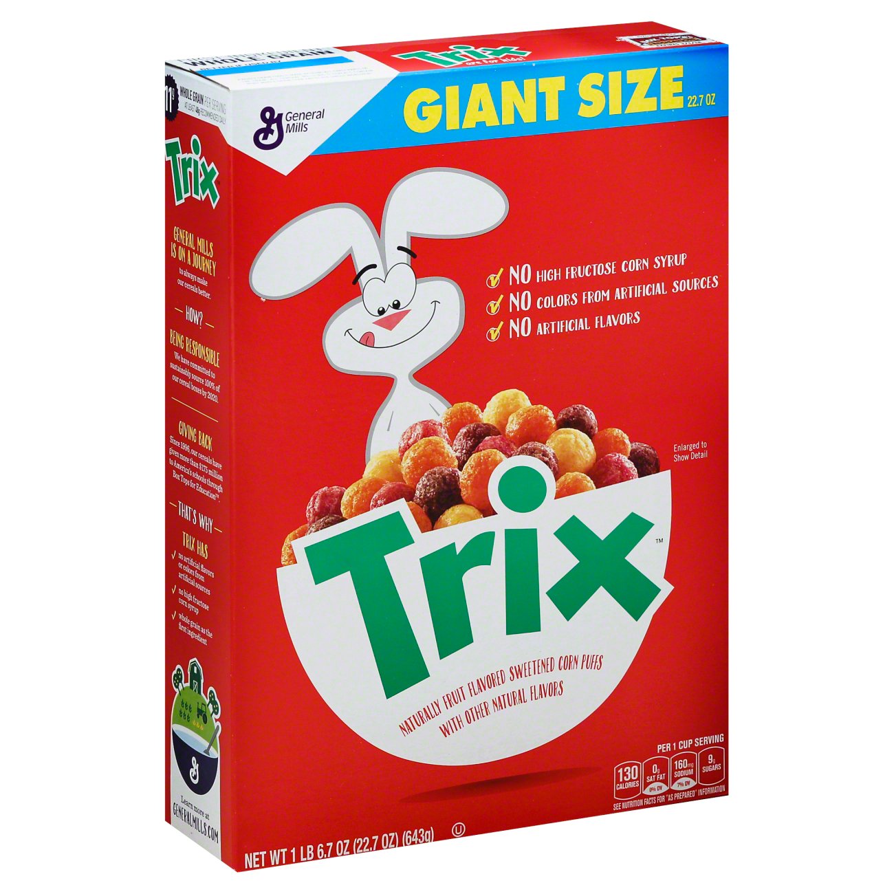 General Mills Trix Minis Cereal - Fruity Corn Puffs - Shop Cereal at H-E-B