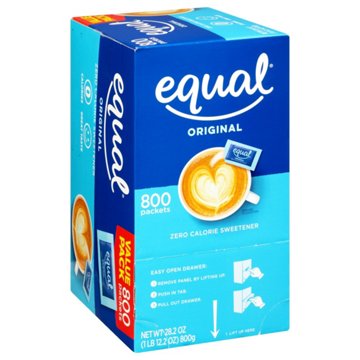 Equal Zero Calorie Sweetener, 800 ct