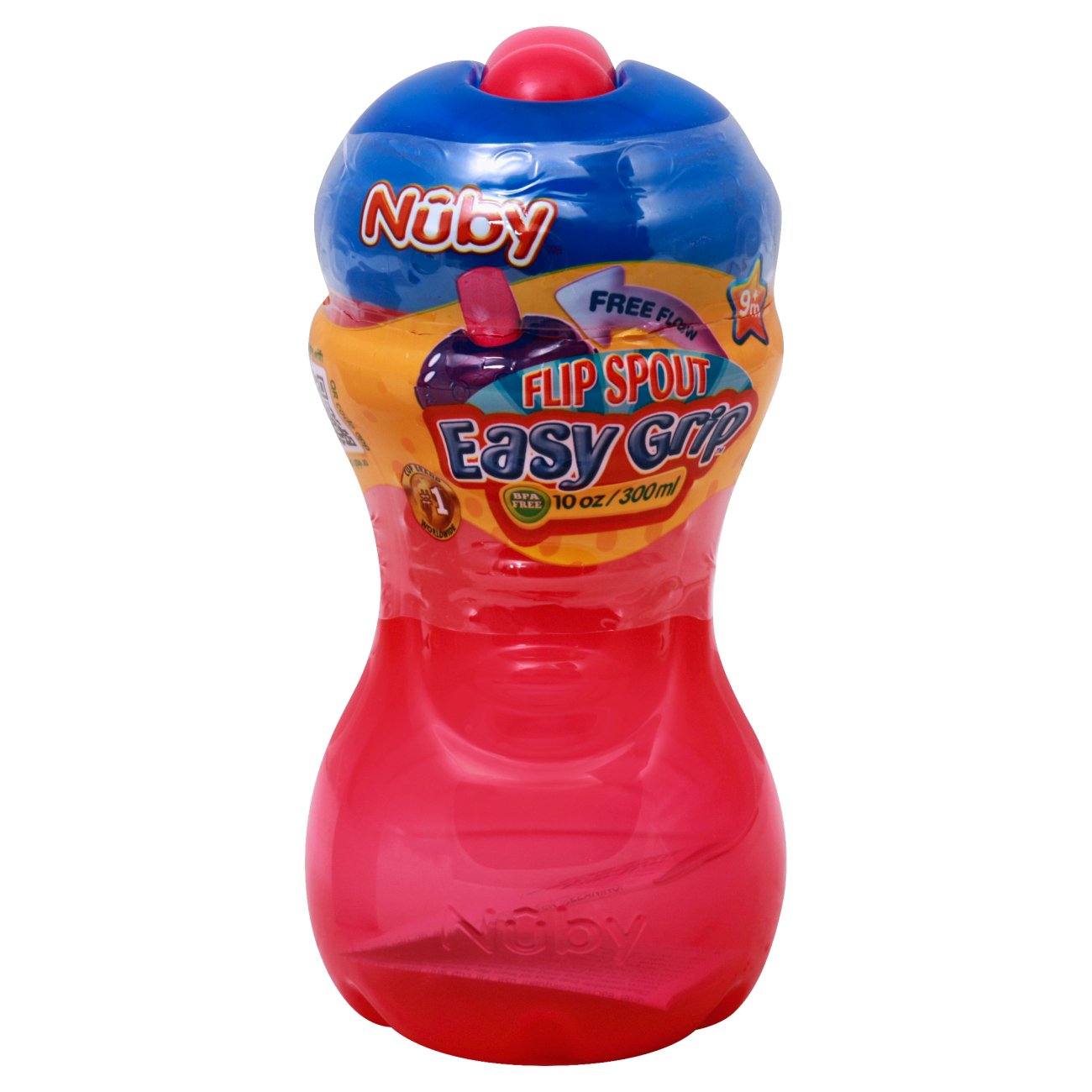 Nuby 3 Stage Grow Non-Drip Bottle, Assorted Colors - Shop Cups at H-E-B