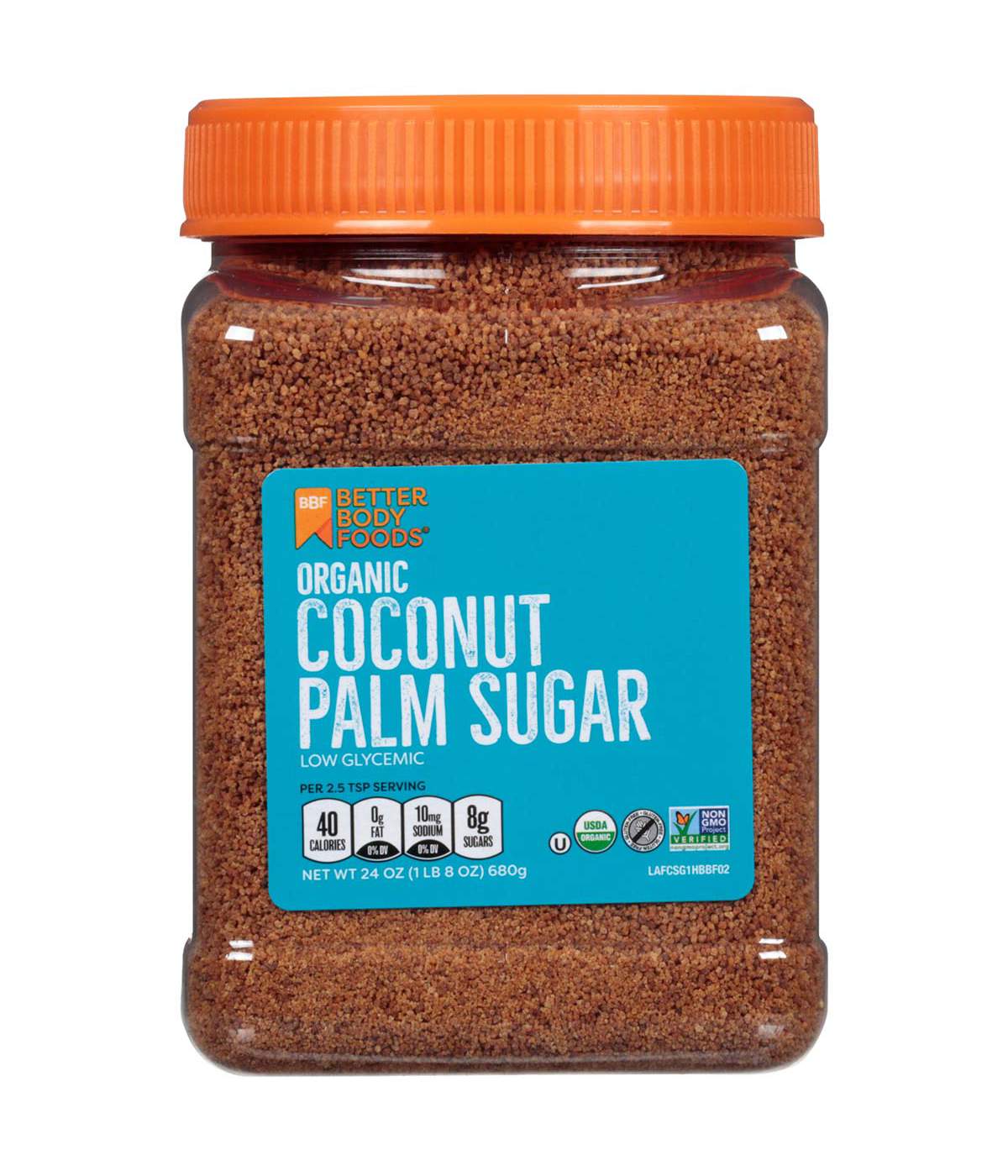 BetterBody Foods Organic Coconut Palm Sugar; image 1 of 2