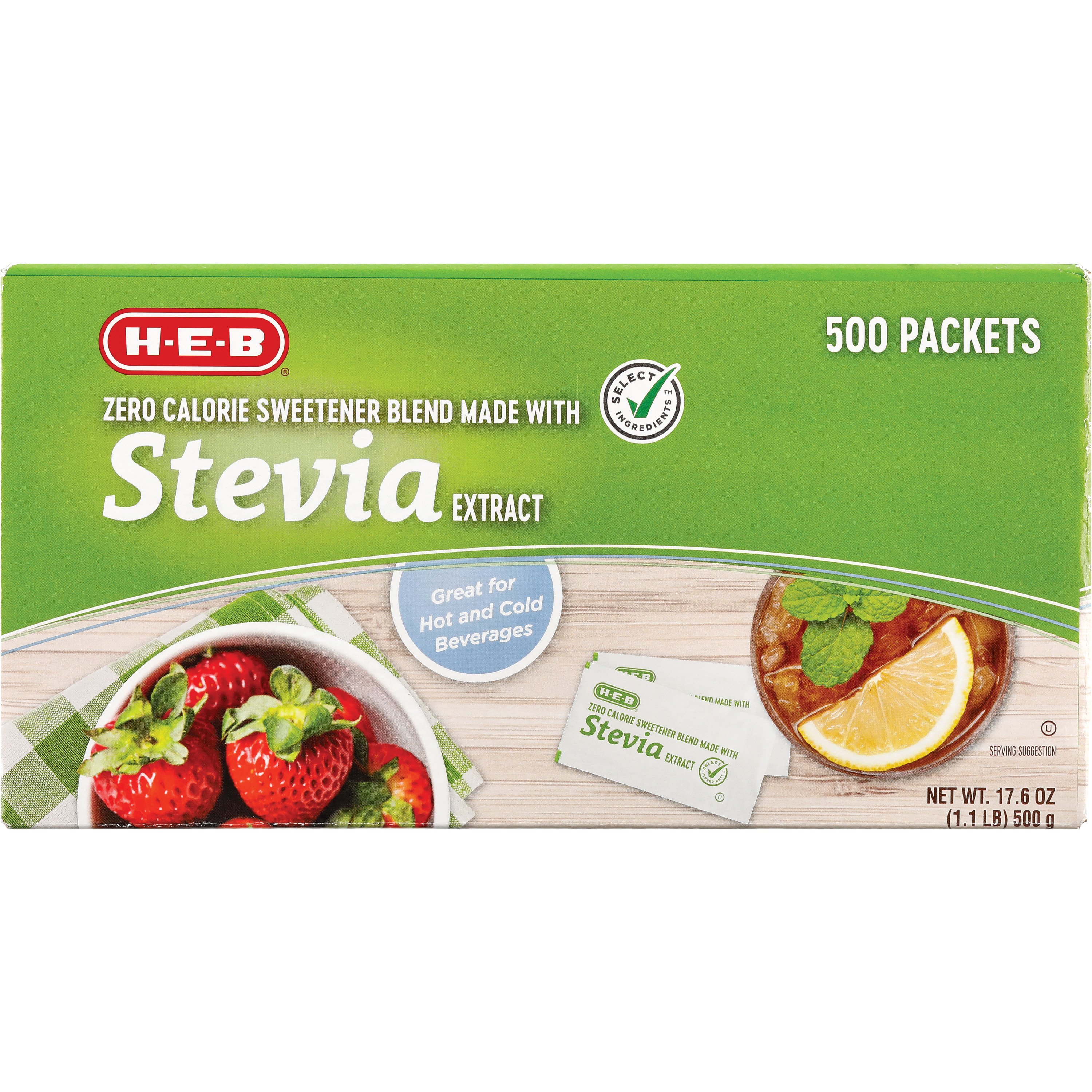 HEB Stevia Extract Packets Value Pack Shop Sugar Substitutes at HEB