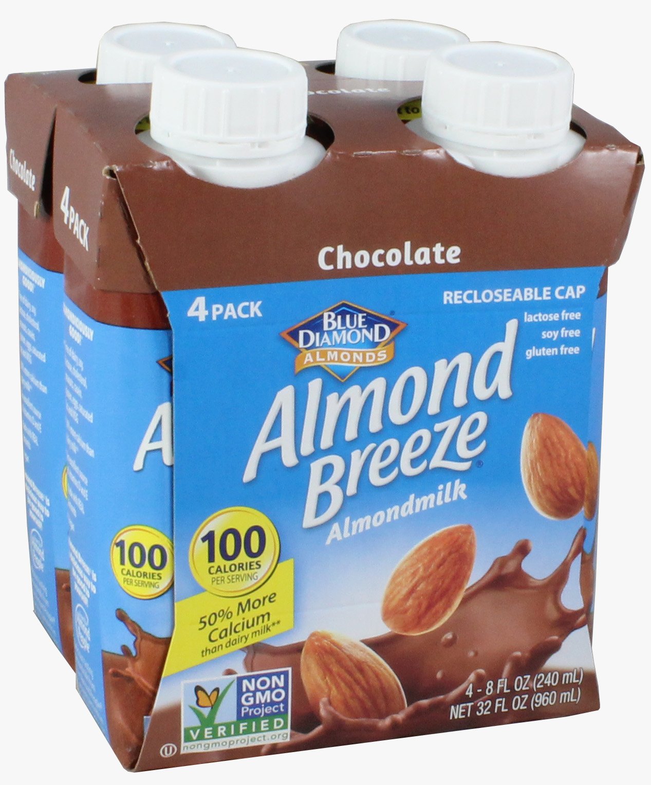 Blue Diamond Almond Breeze Chocolate Almondmilk 8 Oz Bottles Shop