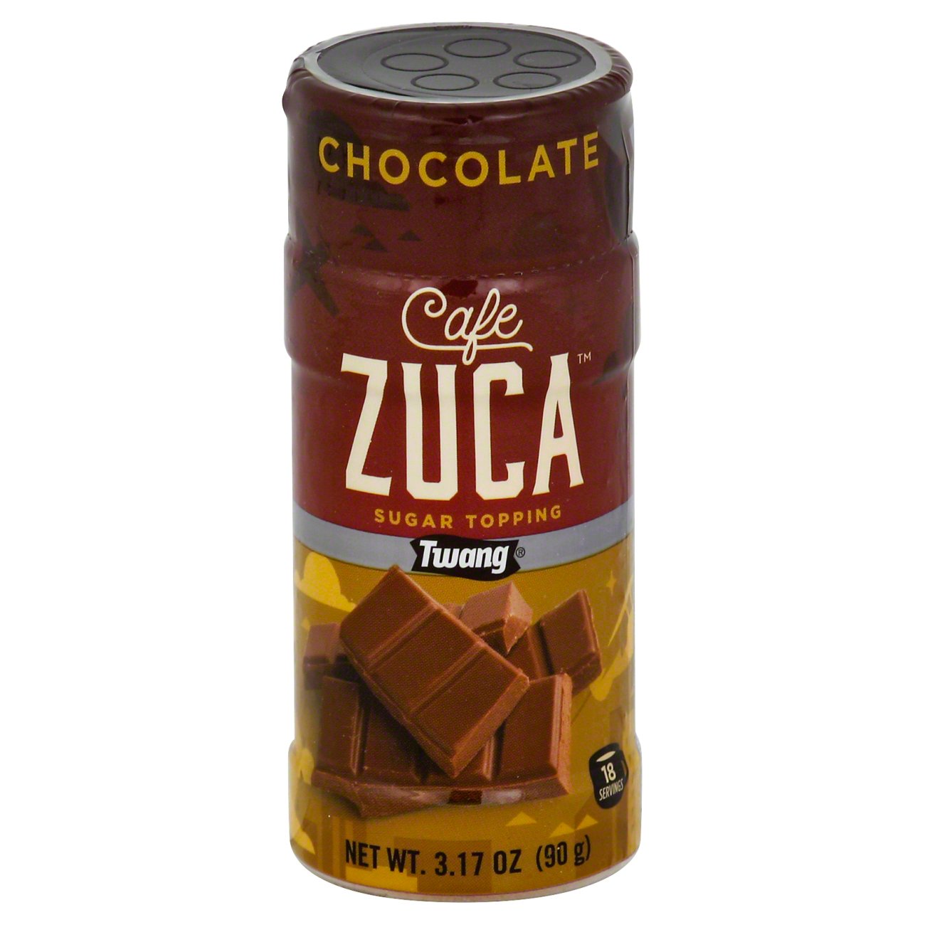 Twang Cafe Zuca Chocolate Flavored Sugar Topping Shop Mixes & flavor
