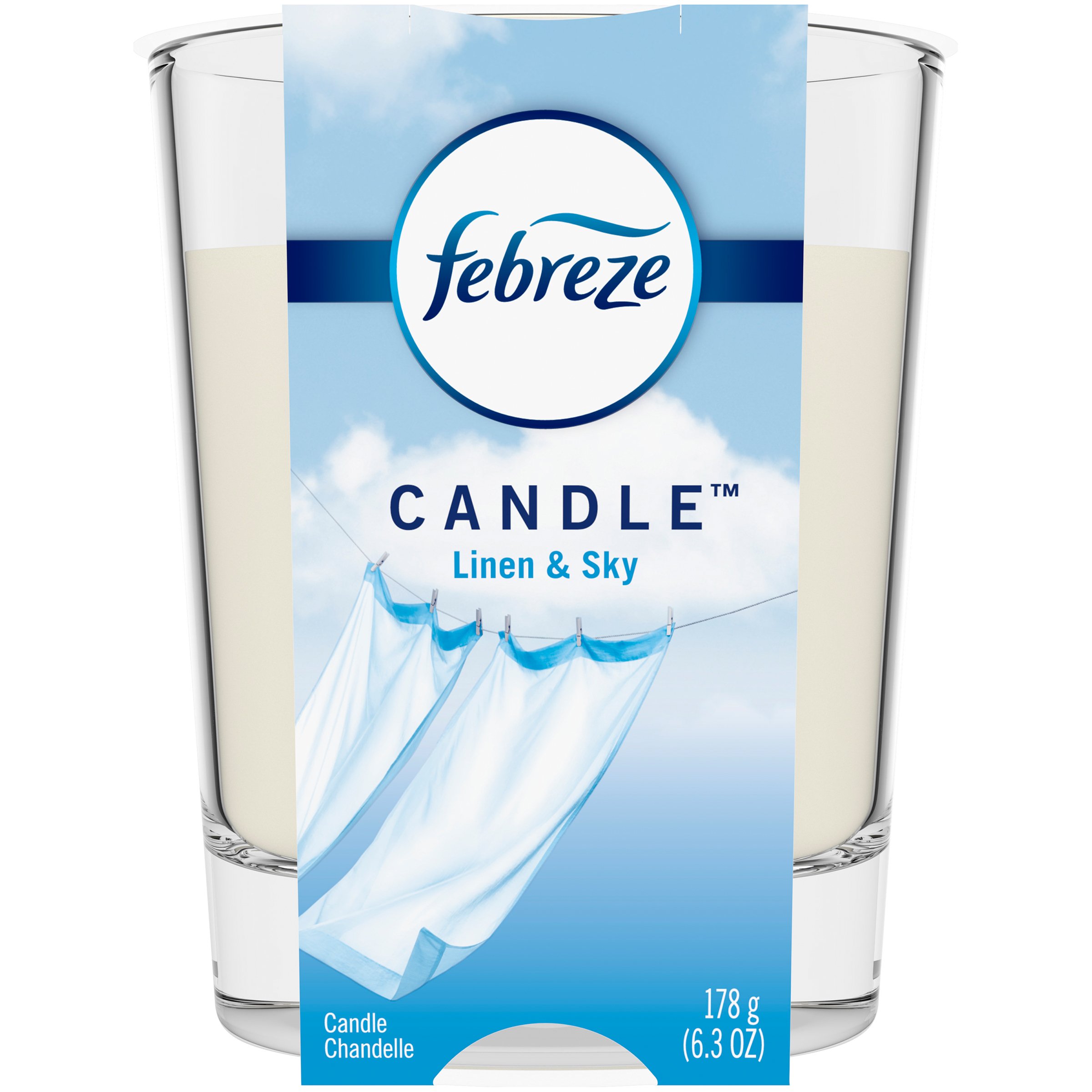 Febreze Linen & Sky Candle Shop Candles at HEB