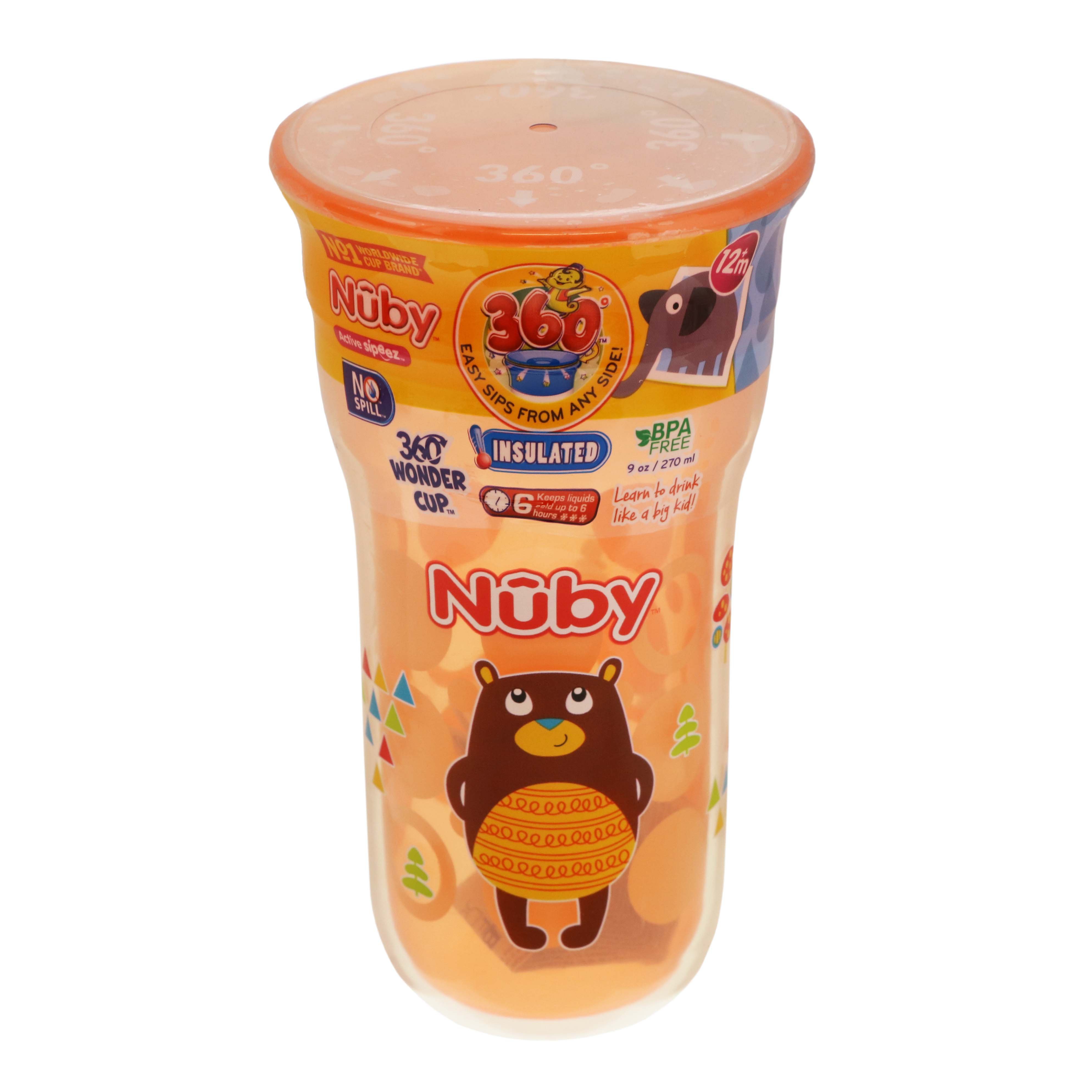 Nuby 3 Stage Grow Non-Drip Bottle, Assorted Colors - Shop Cups at H-E-B