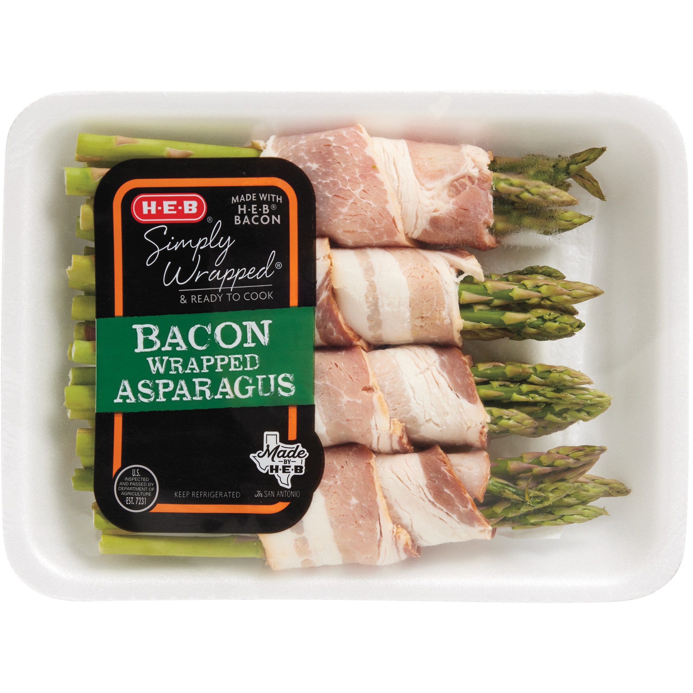 H-E-B Bacon Wrapped Asparagus - Shop Bacon At H-E-B