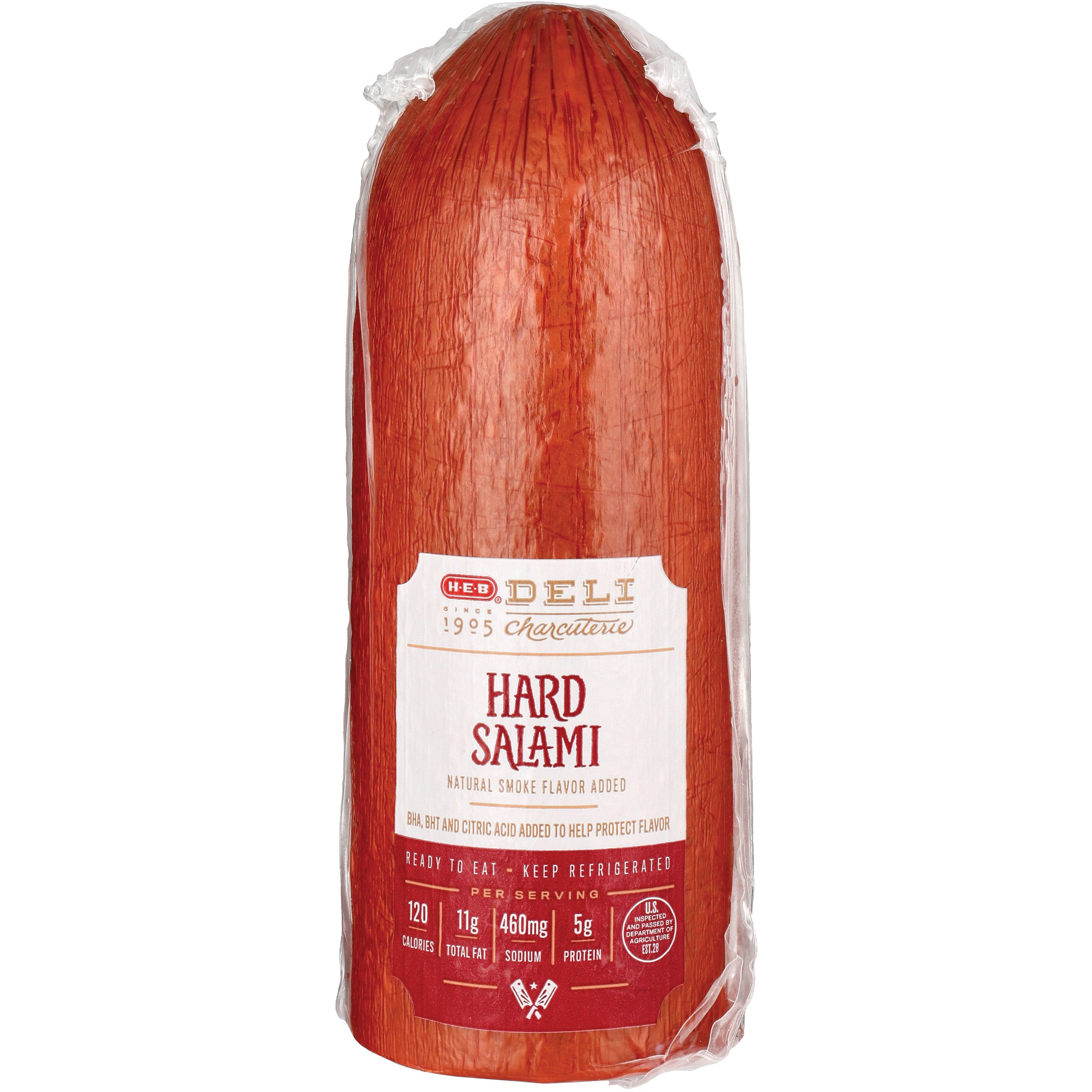 HEB Hard Salami, Sliced Shop Meat at HEB