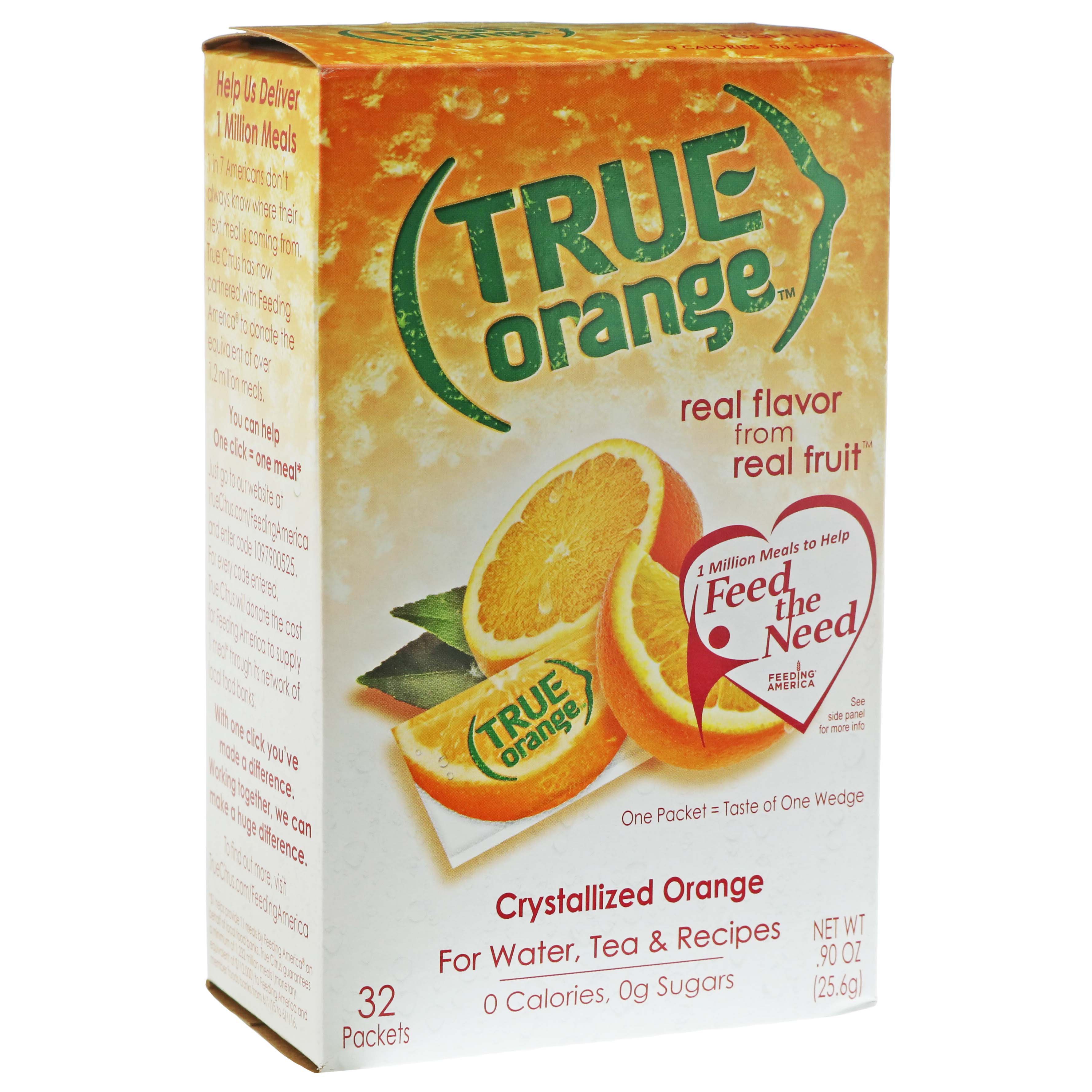 True Orange Crystallized Orange Packets - Shop Mixes & Flavor Enhancers ...