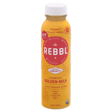 REBBL Organic Turmeric Golden Milk Elixr, 12 oz | Central Market ...