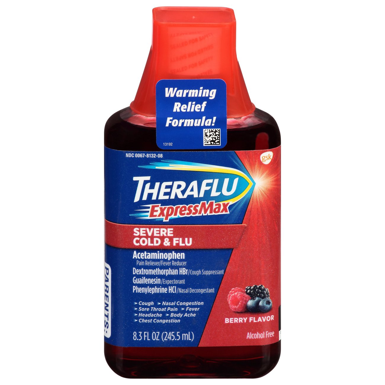 Theraflu Expressmax Liquid Severe Cold And Flu - Shop Cough, Cold & Flu ...