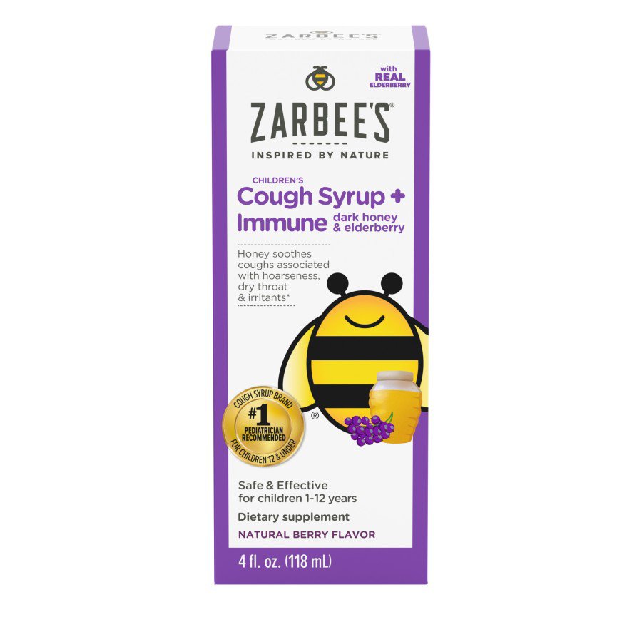 Zarbee's Naturals Children's Complete Daytime Cough Syrup + Immune