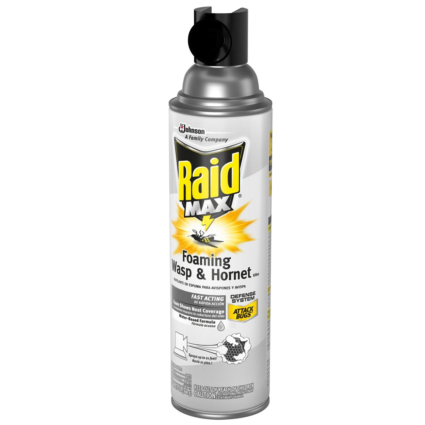 Raid Max Foaming Wasp & Hornet Killer; image 4 of 4