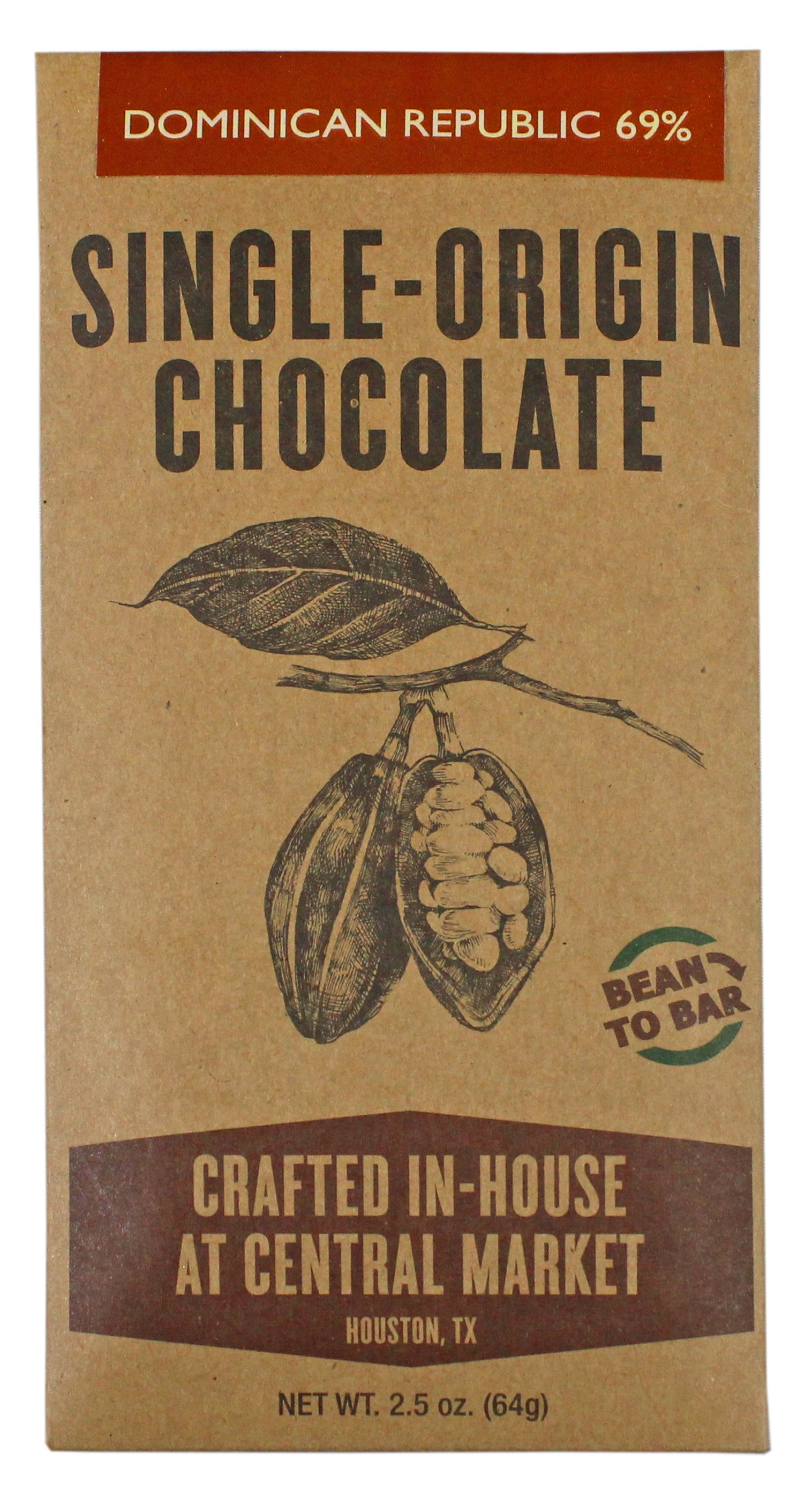 Central Market Bean To Bar Dominican Republic 69% Single-Origin