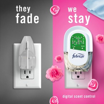Febreze Plug In Air Freshener Odor-Fighting Scented Oil Refill - Downy April Fresh Scent
