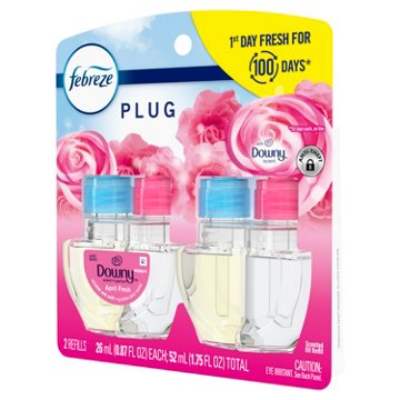 Febreze Plug In Air Freshener Odor-Fighting Scented Oil Refill - Downy April Fresh Scent