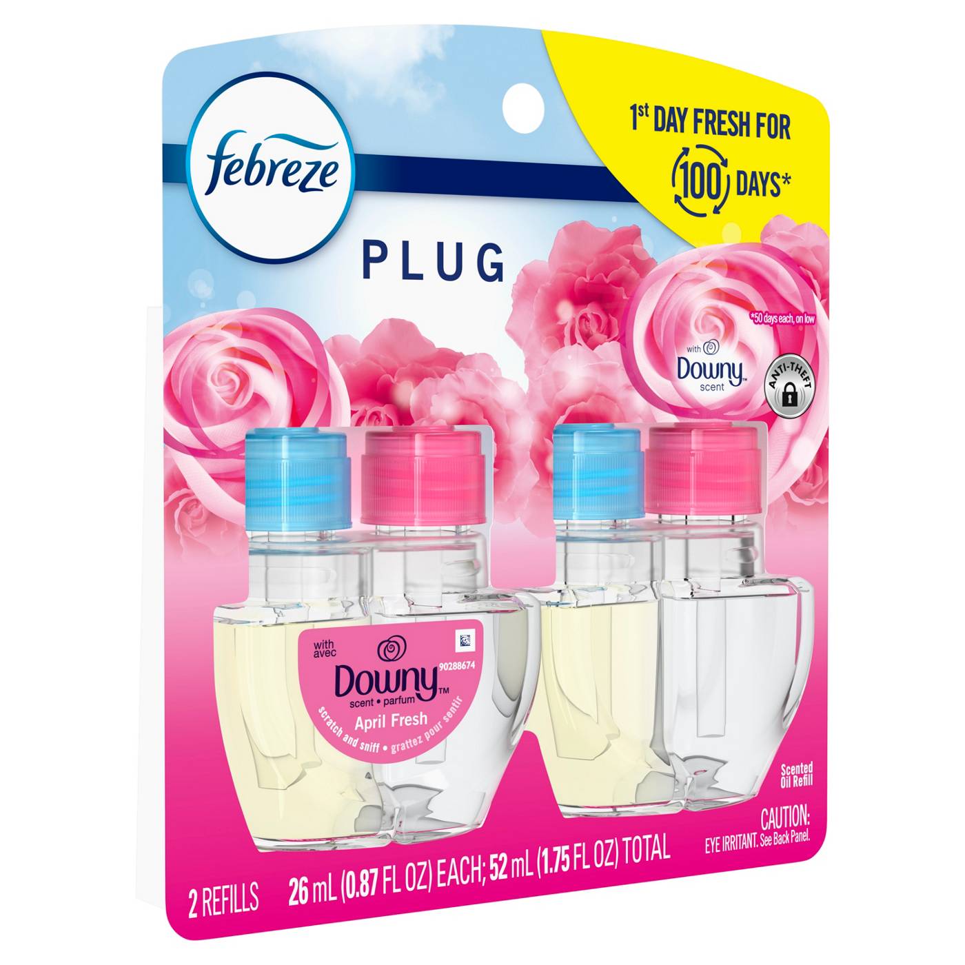 Febreze Plug In Air Freshener Odor-Fighting Scented Oil Refill - Downy April Fresh Scent; image 6 of 6
