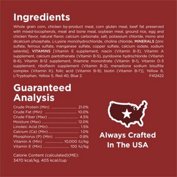 Dog Chow Purina Complete Adult Dry Dog Food Kibble - Beef Flavor