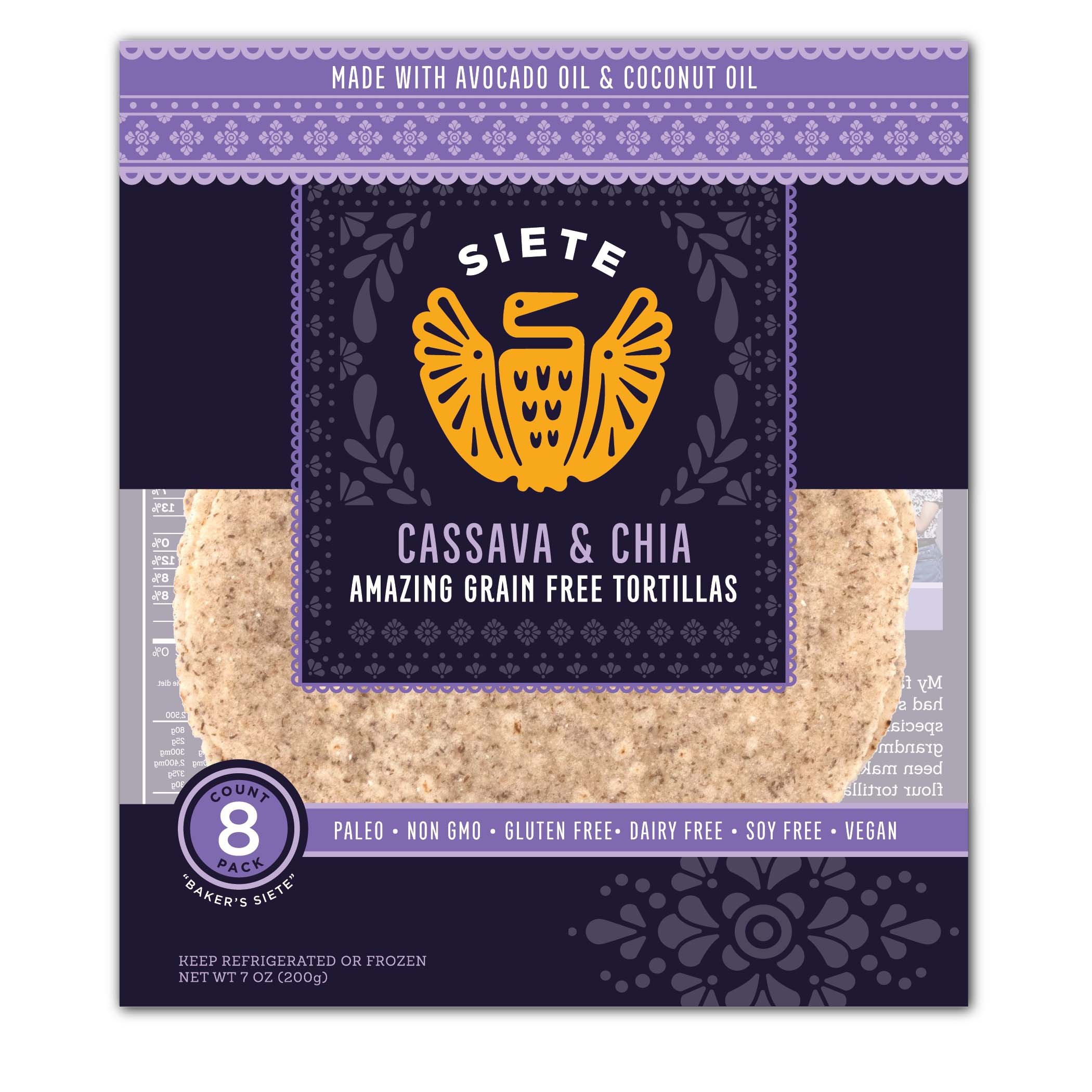 Siete Cassava & Chia Tortillas Shop Entrees & Sides at HEB