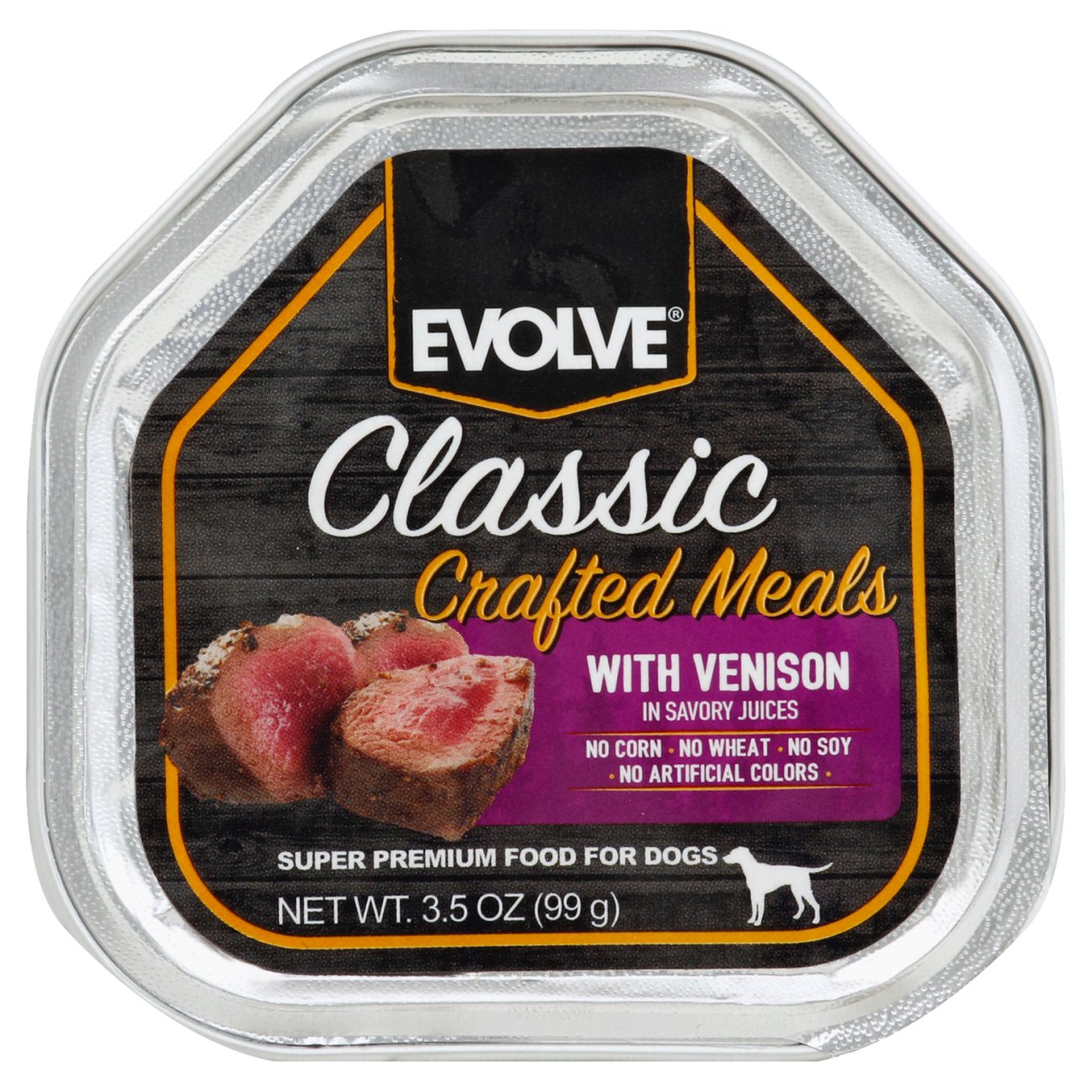 Evolve Classic Crafted Meals With Venison In Savory Juices Shop Dogs at HEB