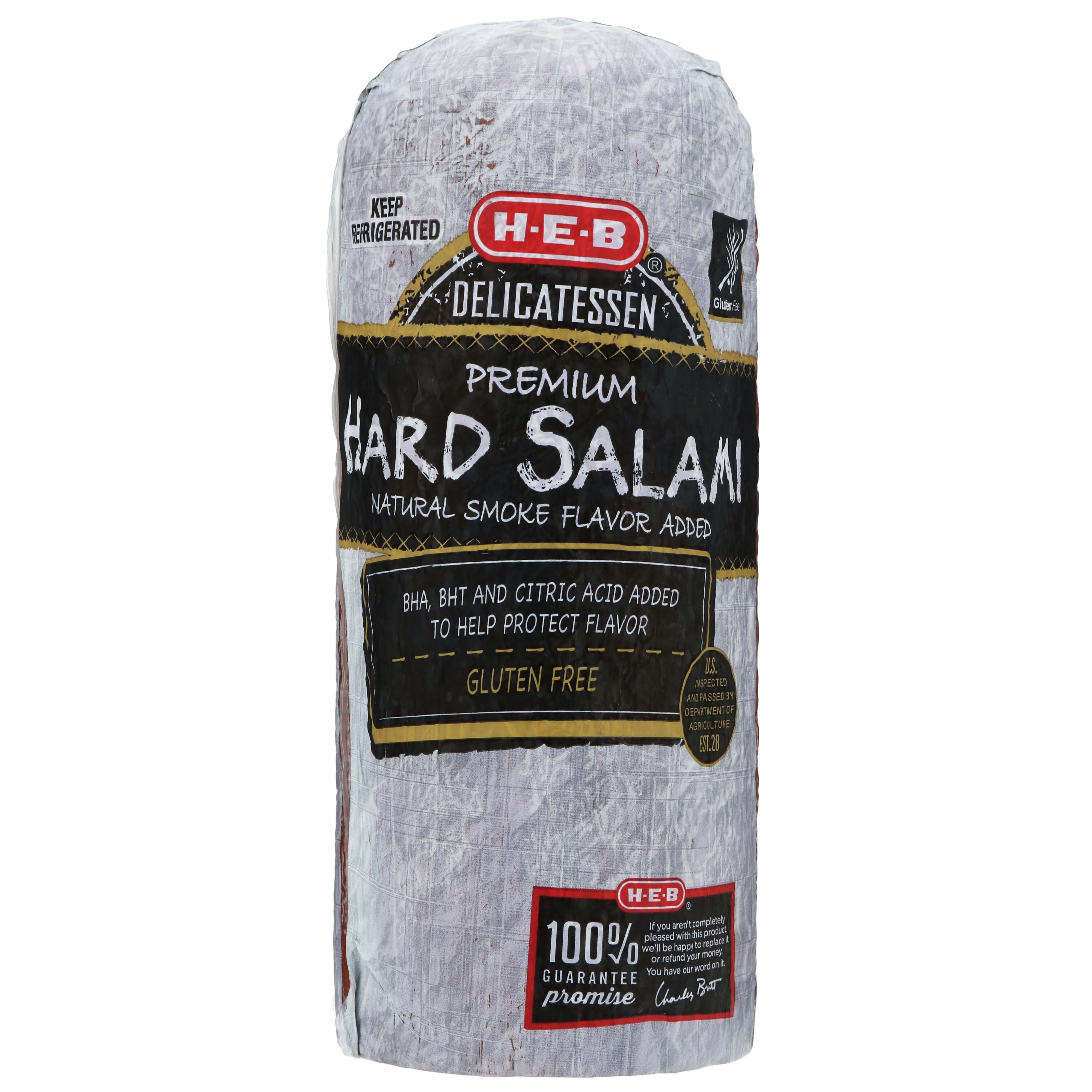 HEB Hard Salami, Sliced 1 Shop Meat at HEB