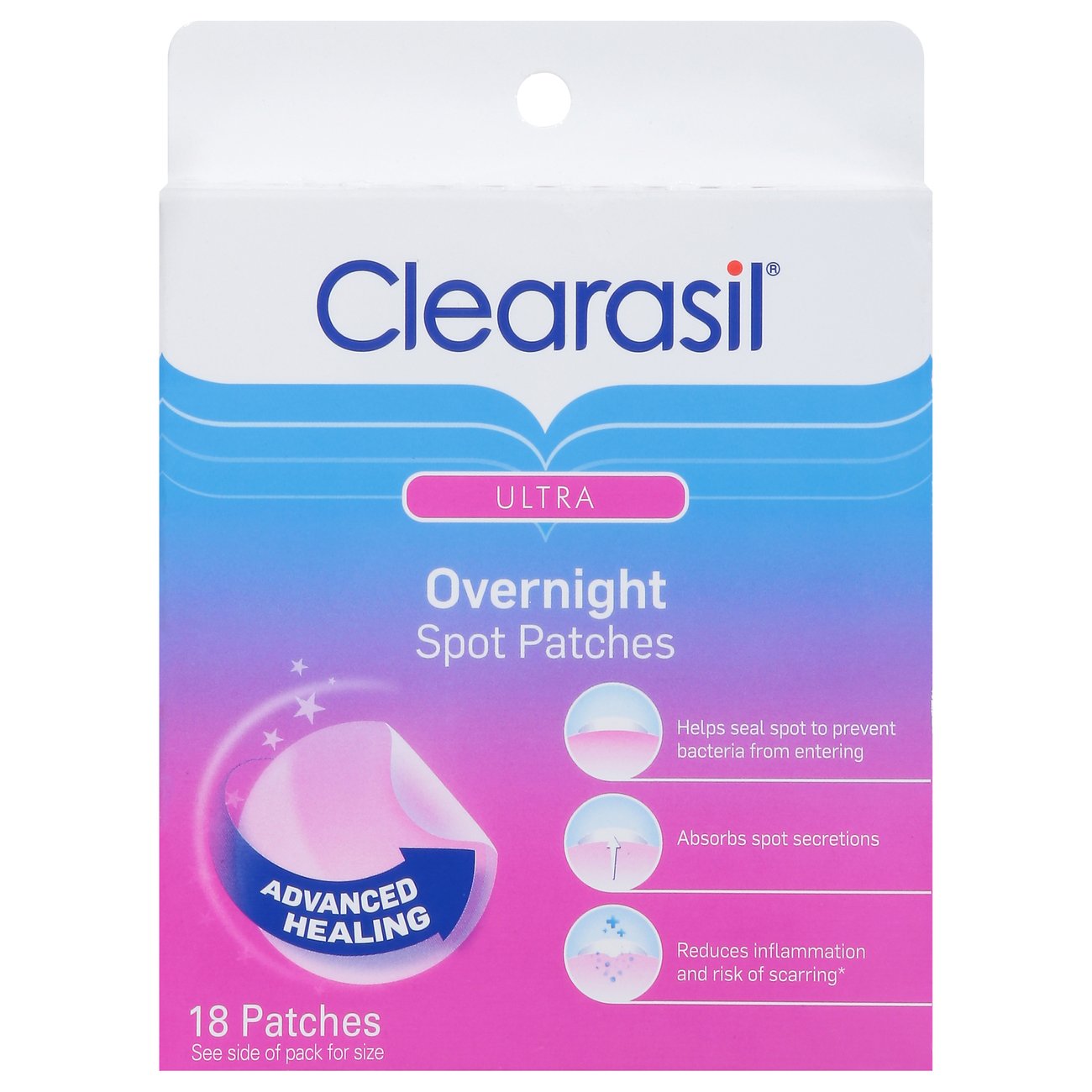 Clearasil Ultra Overnight Spot Patches Shop Facial Masks & Treatments