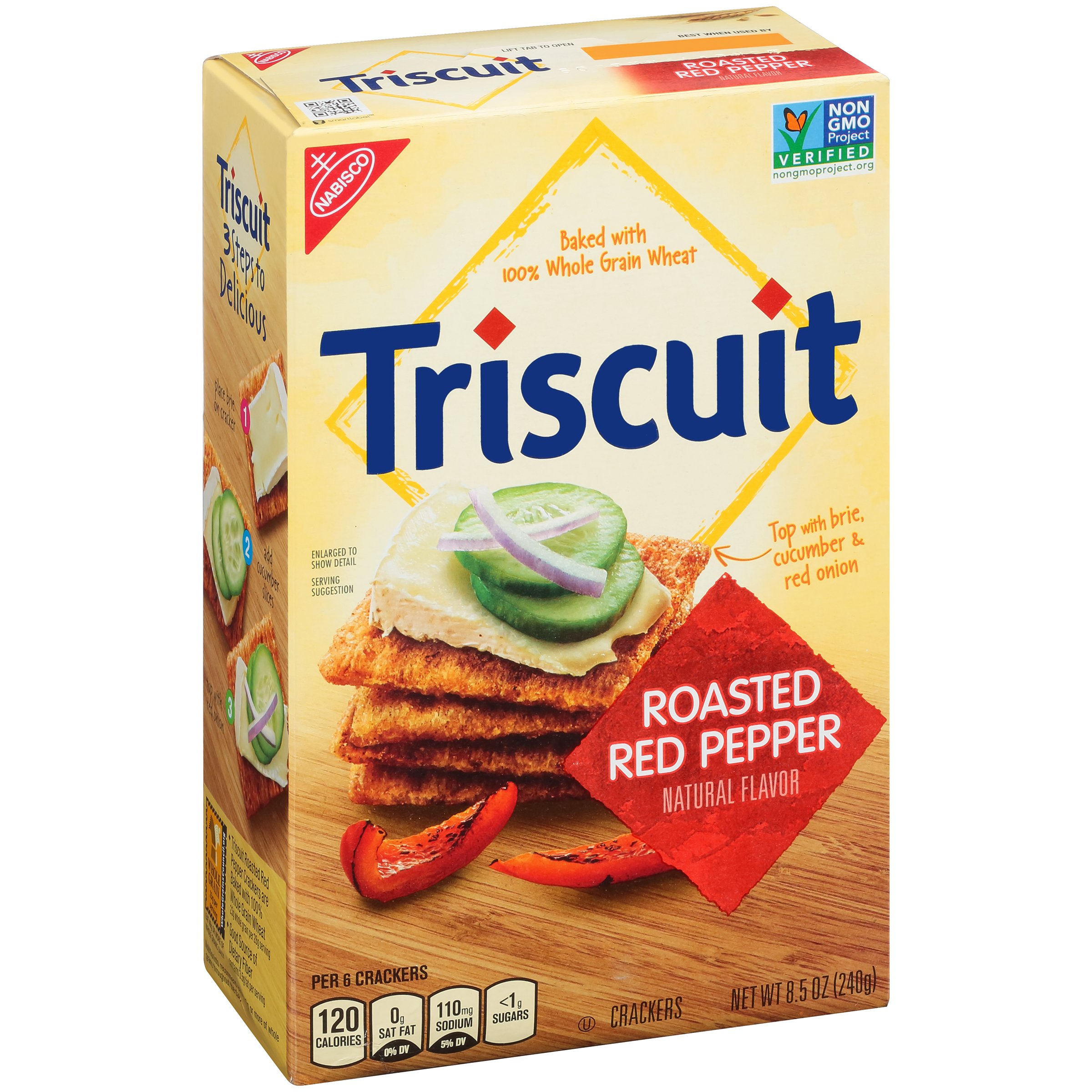 Nabisco Triscuit Roasted Red Pepper Crackers Shop Crackers