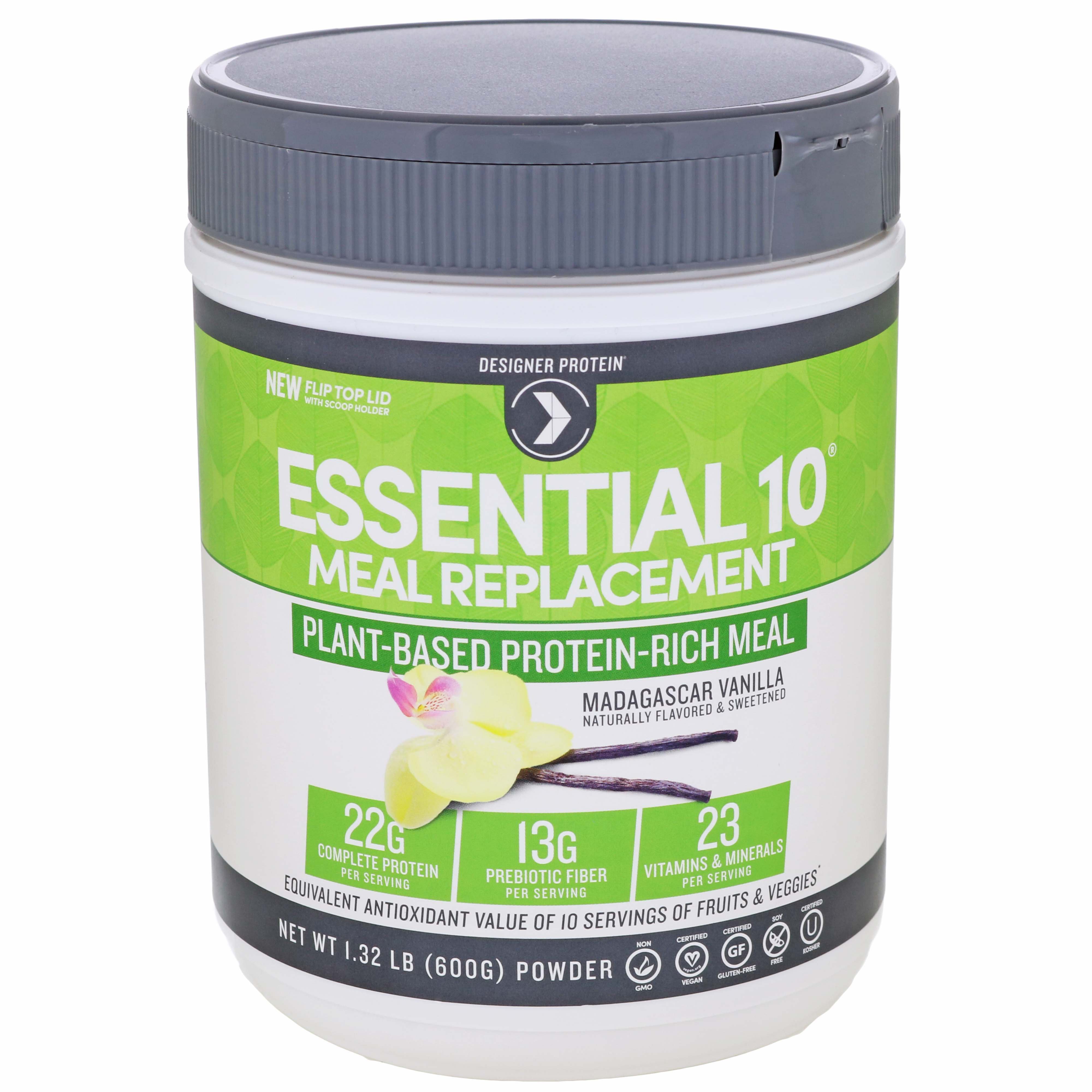 Designer Protein Essential 10 Meal Replacement Vanilla Shop Diet