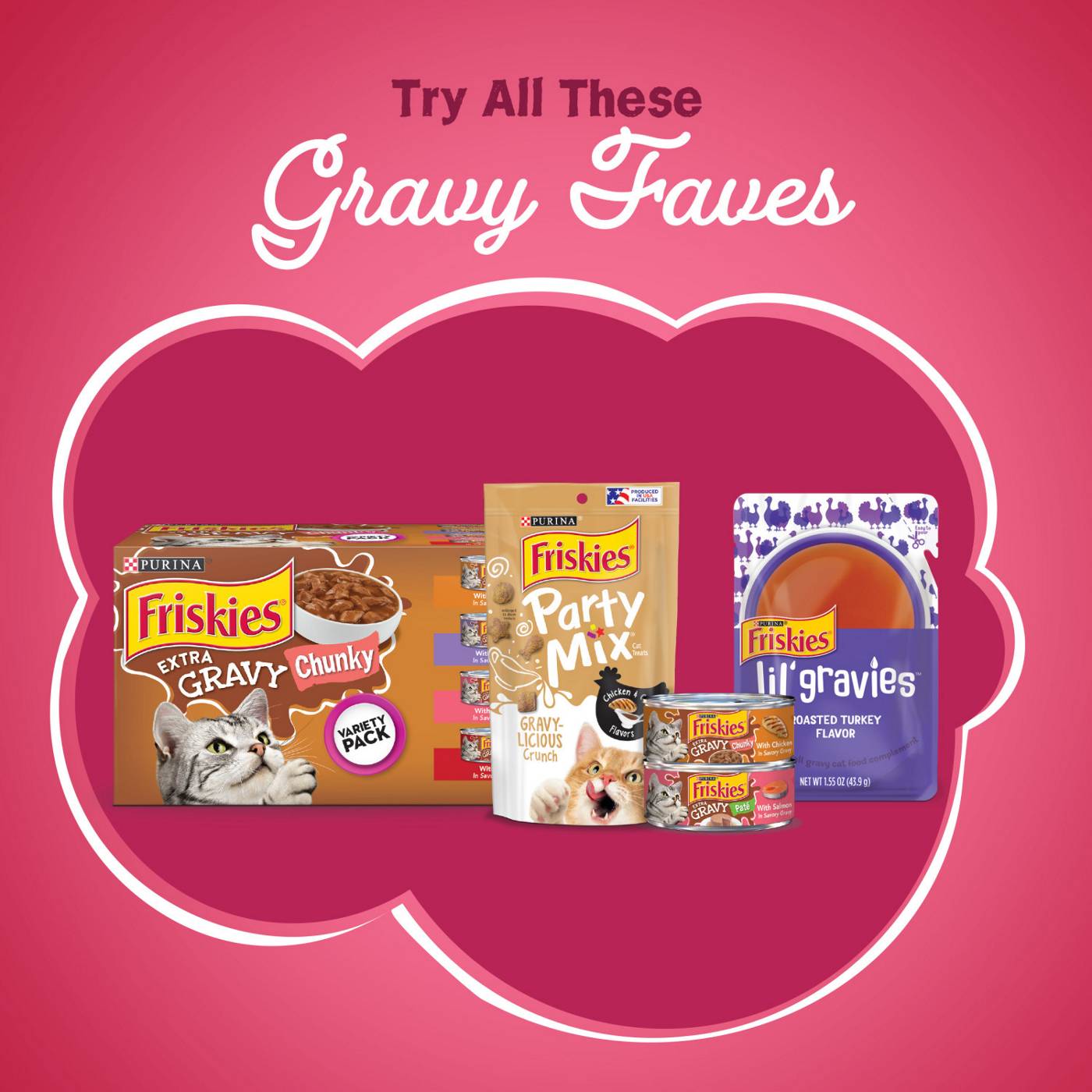 Purina Friskies Dry Cat Food, Gravy Swirlers; image 3 of 11