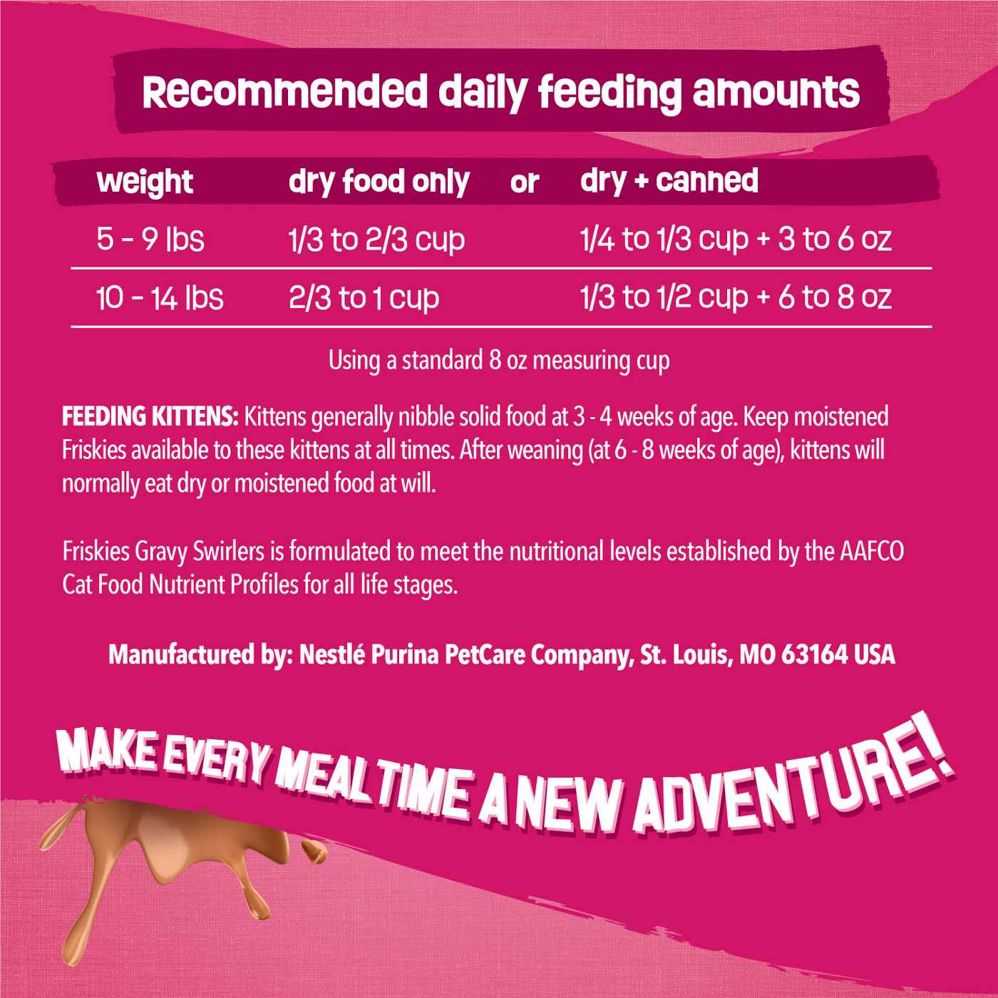 Friskies Purina Friskies Dry Cat Food, Gravy Swirlers Shop Food at HEB