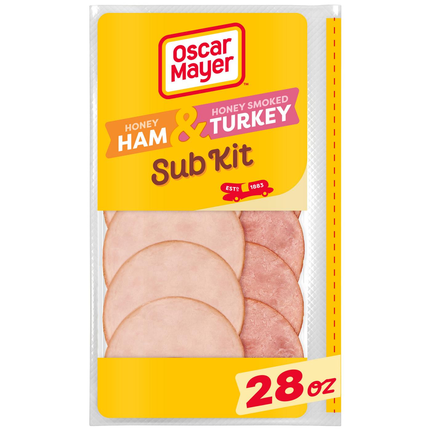Oscar Mayer Honey Ham & Honey Smoked Turkey Sub Kit; image 1 of 6