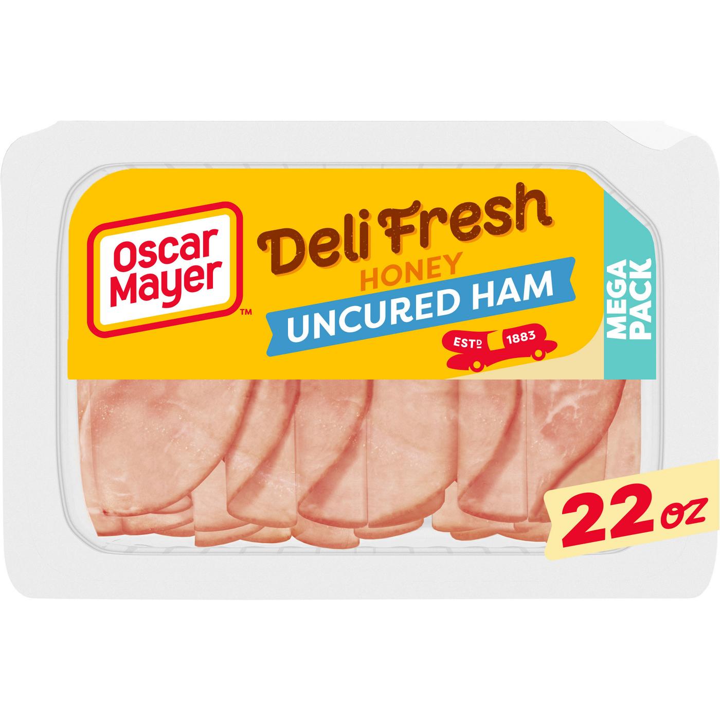 Oscar Mayer Deli Fresh Honey Uncured Sliced Ham Lunch Meat - Mega Pack; image 1 of 4