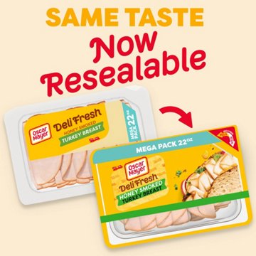 Oscar Mayer Deli Fresh Honey Smoked Turkey Breast, 22 oz