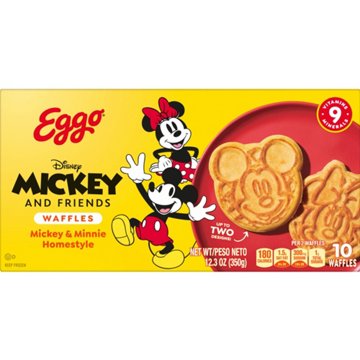 Eggo Disney Mickey & Minnie Homestyle Frozen Waffles