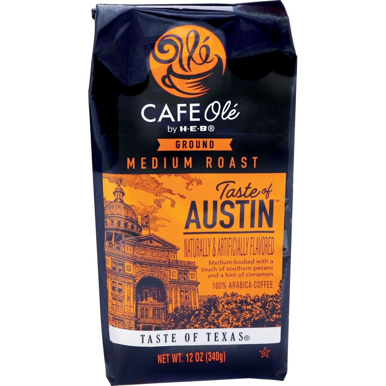 Cafe Ole By H E B Taste Of Austin Medium Roast Ground Coffee Shop Coffee At H E B