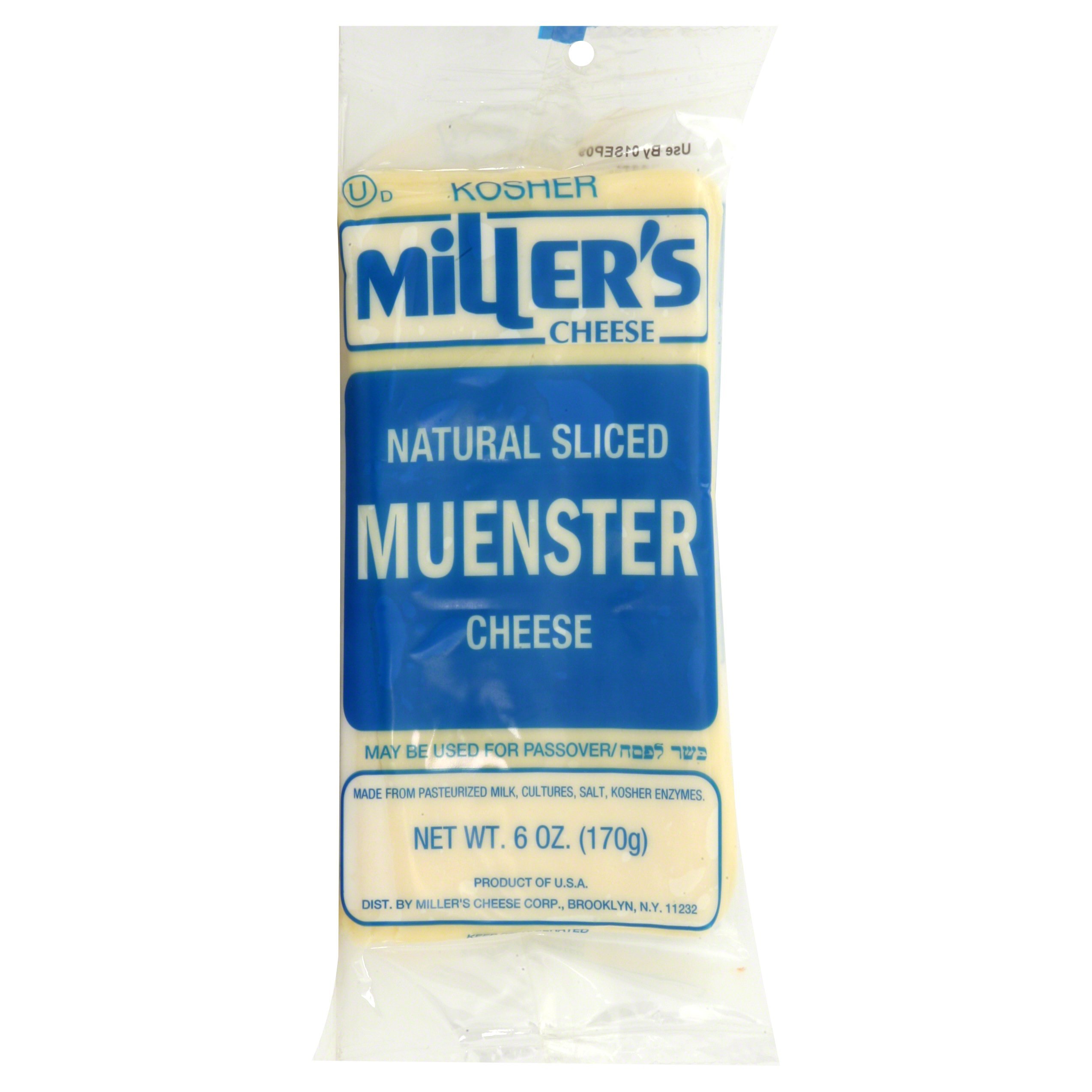 Miller's Cheese Natural Sliced Muenster Cheese Shop Cheese at HEB