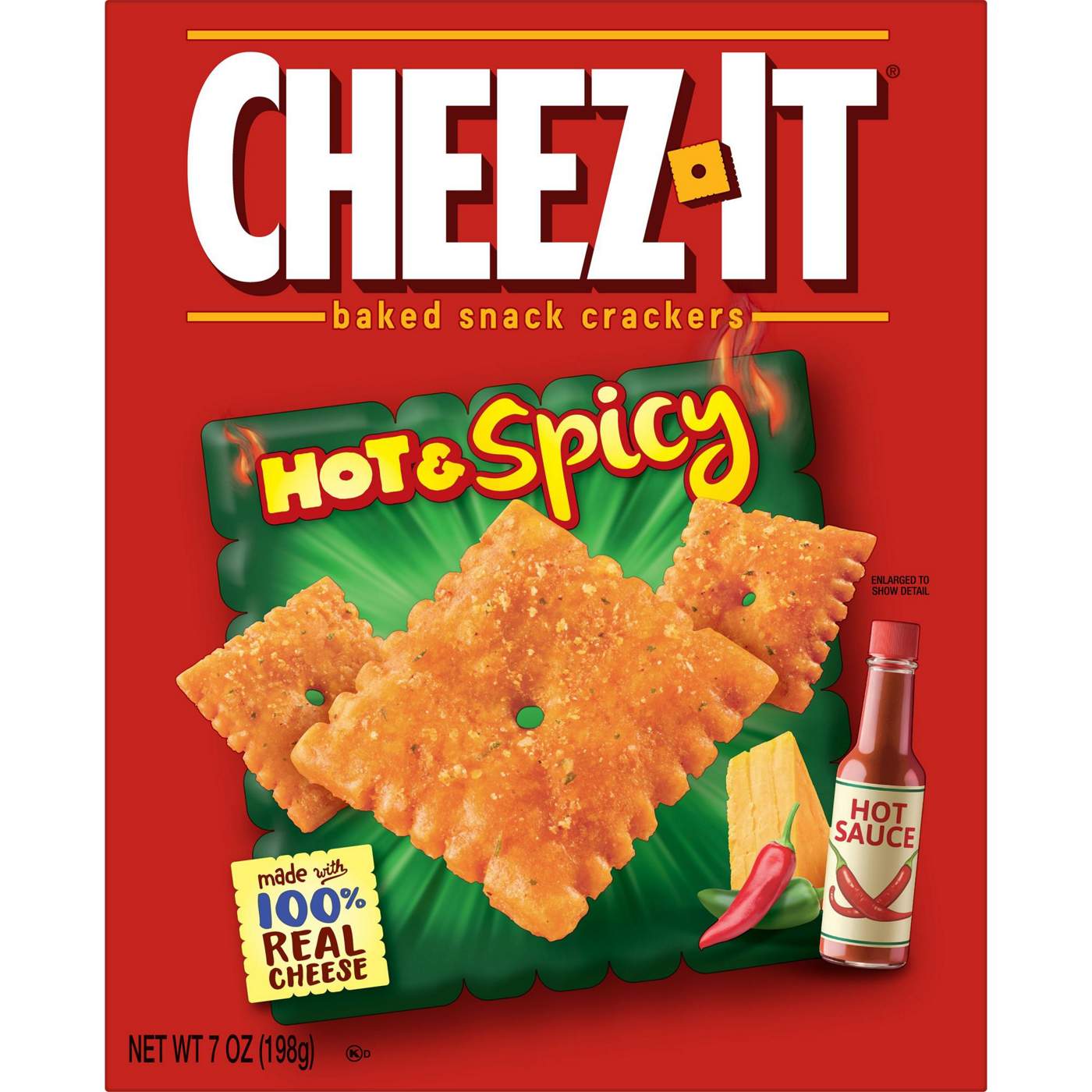 Cheez-It Hot and Spicy Cheese Crackers; image 1 of 4