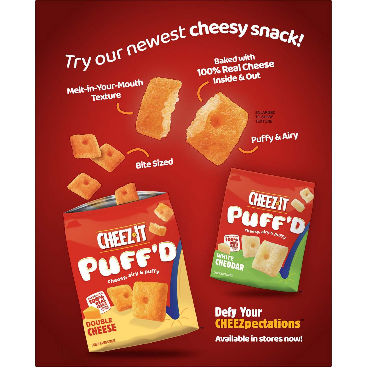 Cheez It Hot And Spicy Cheese Crackers Shop Crackers And Breadsticks At H E B 