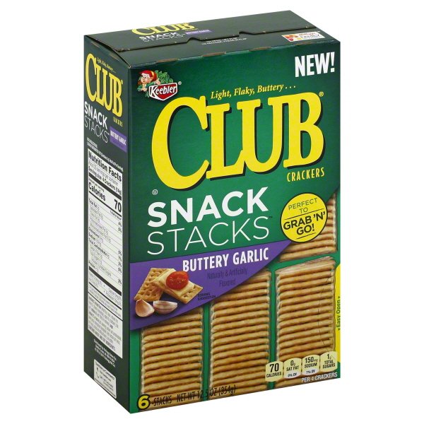 club crackers calories per gram