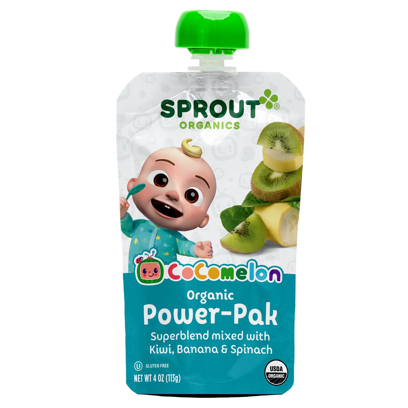 Sprout Organics PowerPak Pouch Kiwi Banana & Spinach Shop Toddler