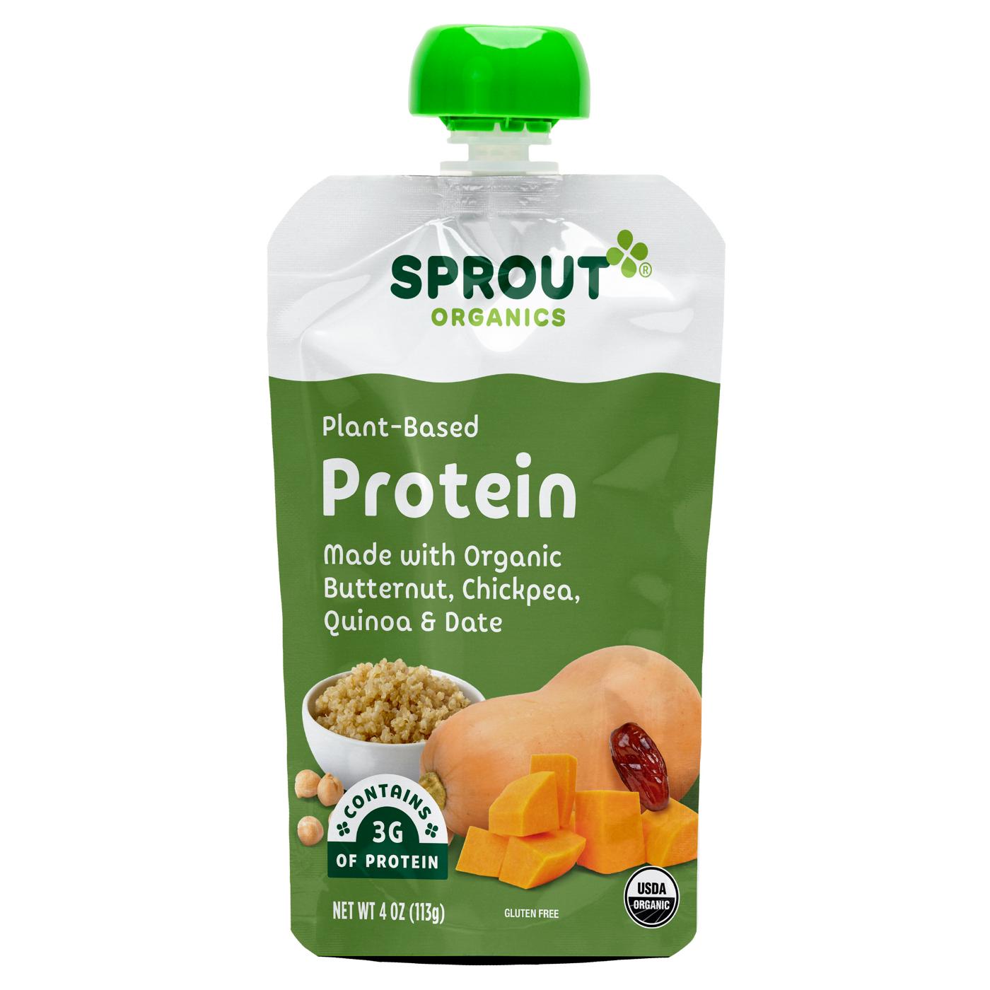 Sprout Organics Protein Pouch - Butternut Chickpea Quinoa & Date; image 1 of 2