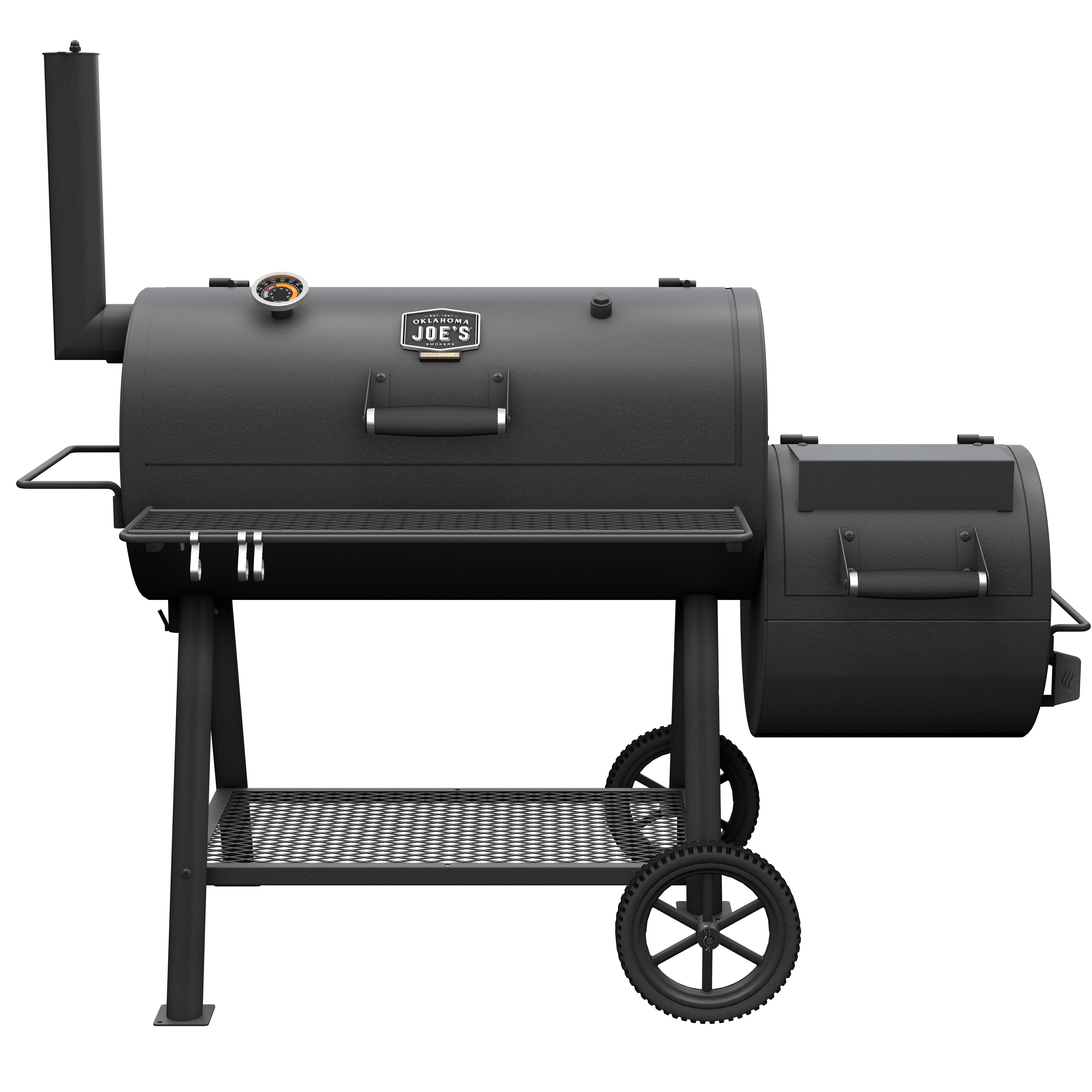 Lyfe Tyme Single Lid Vertical Smoker with Firebox - Shop Grills & Smokers  at H-E-B