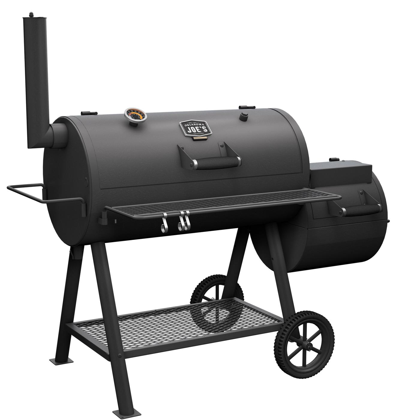 Oklahoma Joe's Highland Offset Charcoal Smoker Shop Grills & Smokers